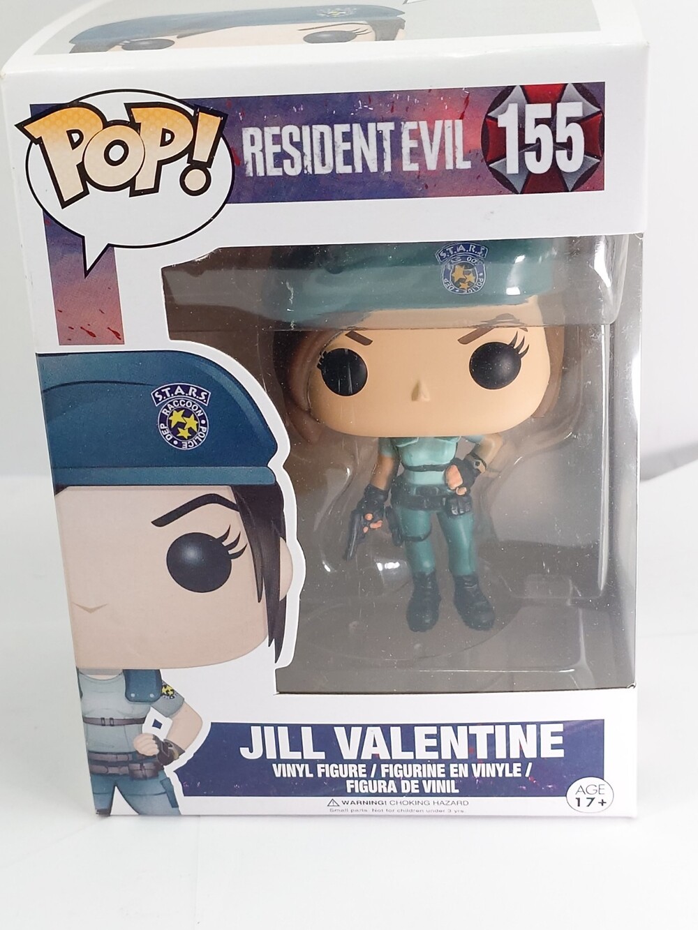 Resident Evil - Jill Valentine #155 NEW WITH PROTECTOR Funko Pop! Vinyl